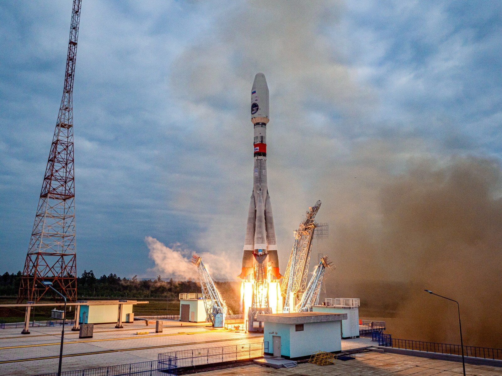 Russia launched a missile.  First mission to the moon in 50 years