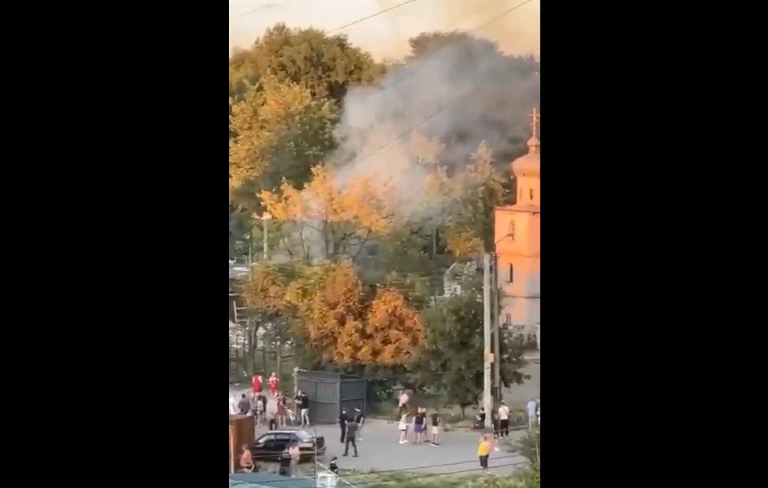 The Russians hit Zaporozhye, the church and shops were the target.  The death toll is growing