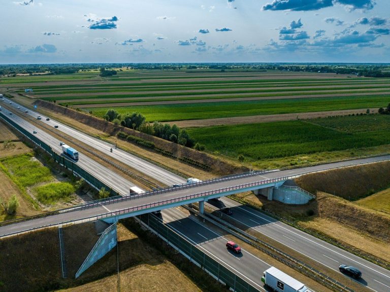 Additional lanes on the A2 between Łódź and Warsaw.  Finally, there are some facts