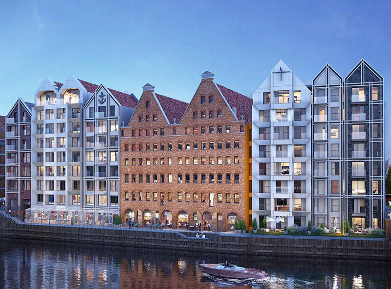 Condohotel in the old Granaries.  New investment in Gdańsk