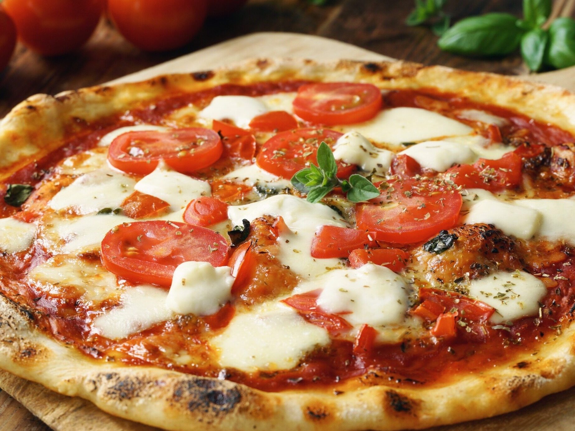 Eating Italian pizza can ease joint pain.  Tip for RA patients