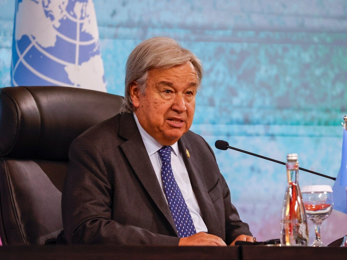 Guterres' letter to Lavrov leaked?  There was a proposal to ease sanctions against Russia