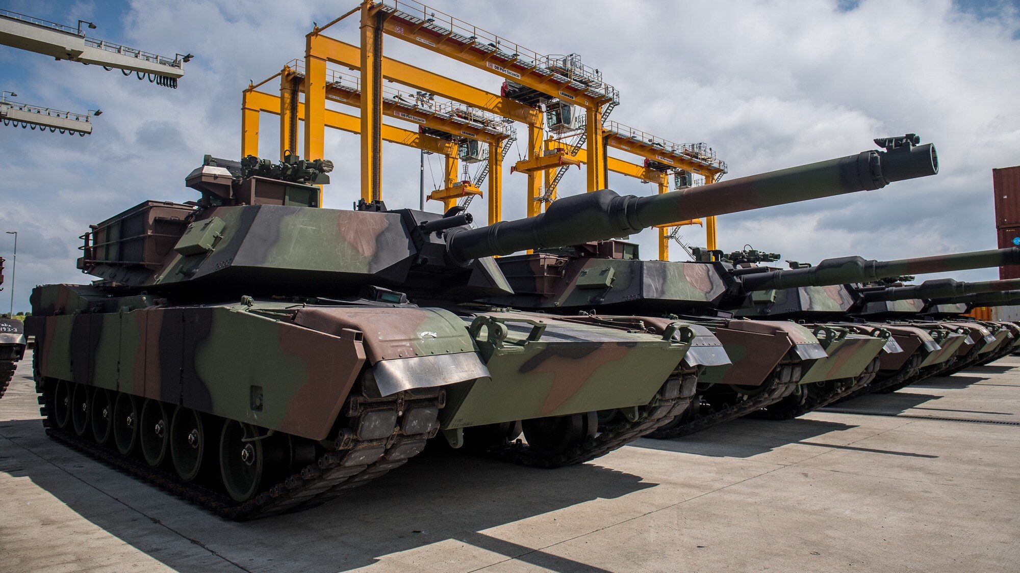Poland - NATO's armored power?  The first Abrams tanks arrived in the country