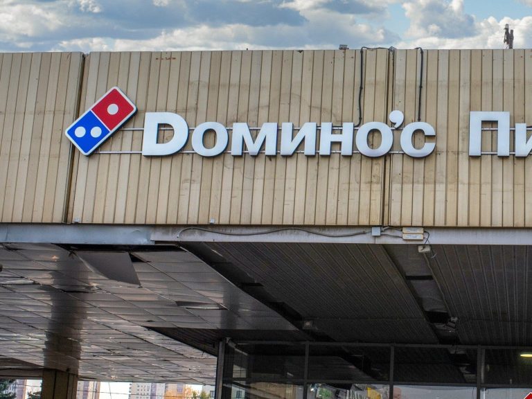The pro-Putin rapper took over the assets of Domino’s Pizza.  He paid pennies
