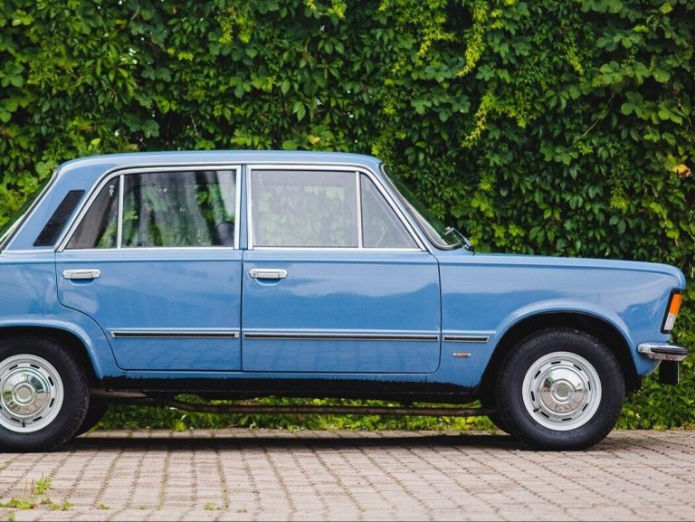 A classic of Polish motoring will go to auction.  A large Fiat has low mileage and an astronomical price