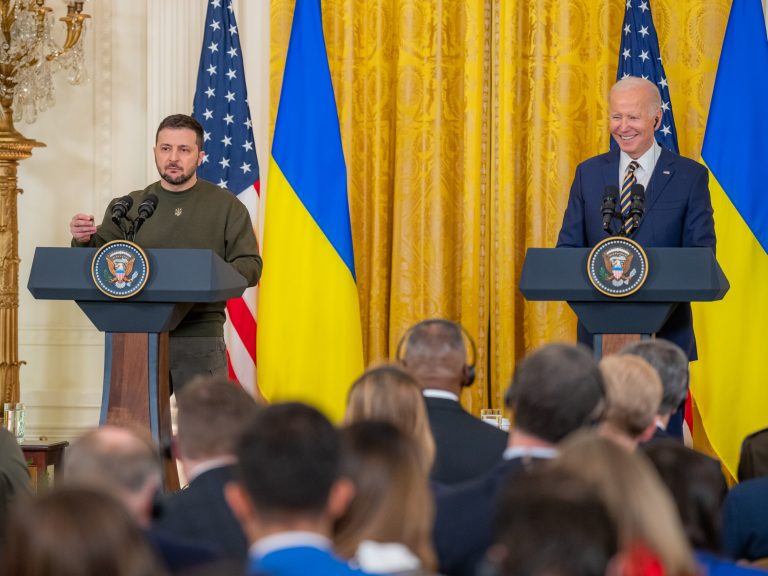 Americans consider Ukraine an ally.  They prefer Zelensky over Biden