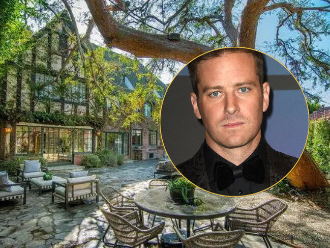 Armie Hammer is selling his house.  This is how the actor known from the movie "Those Days, Those Nights" lived