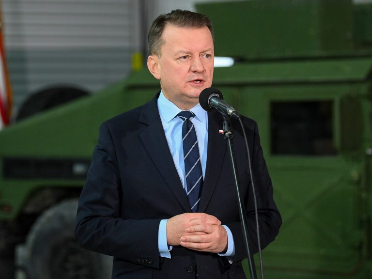 Błaszczak reacts to Hołownia’s declaration.  “Triumph of Putin and Lukashenko”