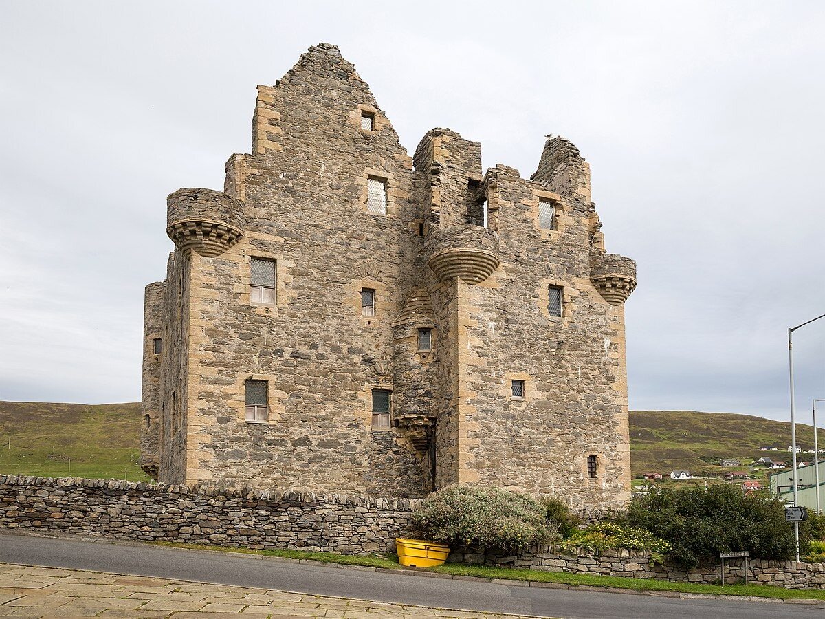 Castle in Scotland for sale.  It costs much less than a house
