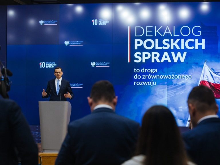 Decalogue of Polish Affairs.  Prime Minister on ideas for companies