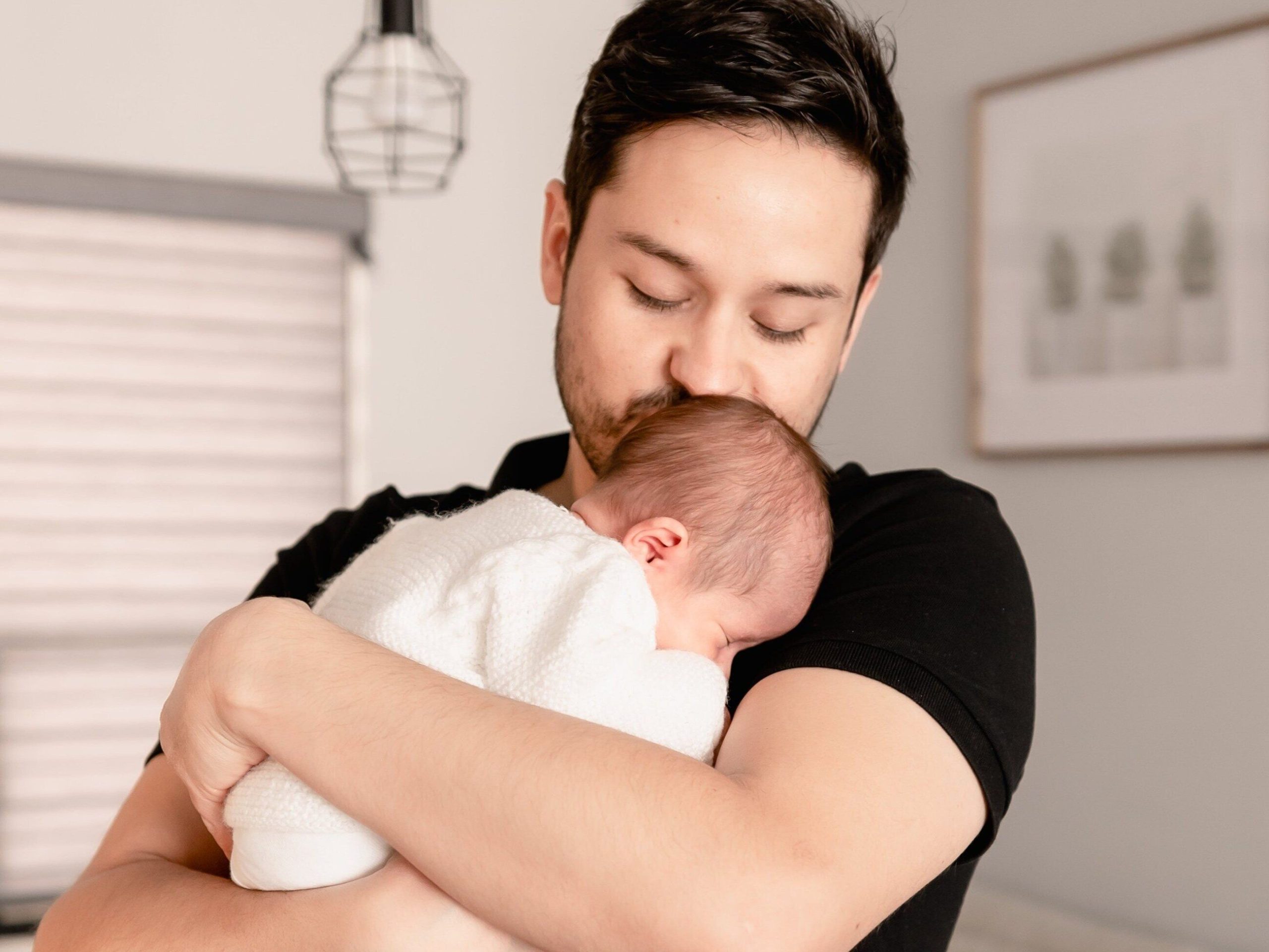 Does postpartum depression also affect men?  This is a very talked about topic