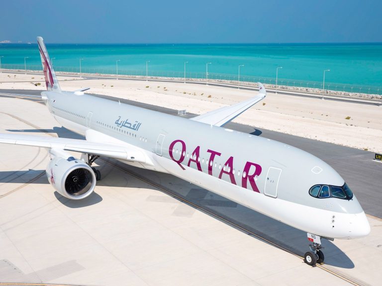 Fast WiFi from space on a plane.  SpaceX joins forces with Qatar Airways