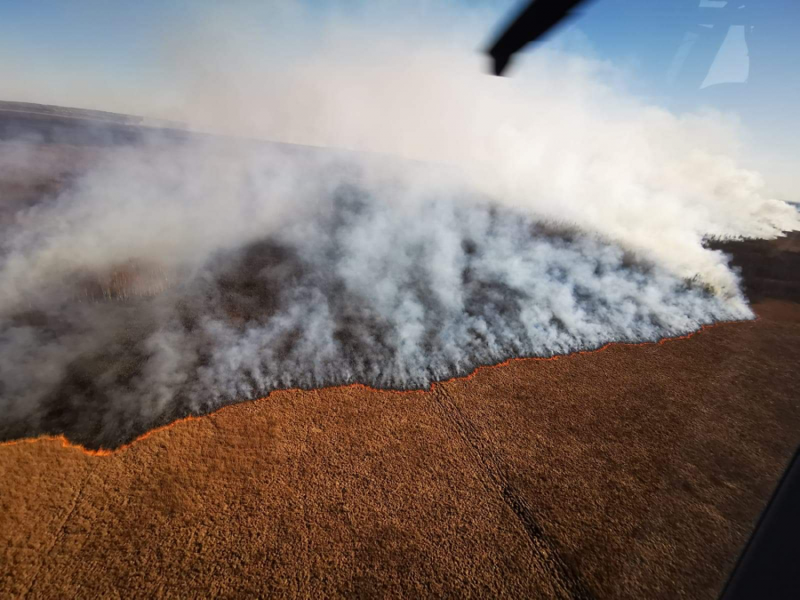 Fire in the Biebrza National Park.  “This is a huge disaster.  Some changes may be irreversible.”