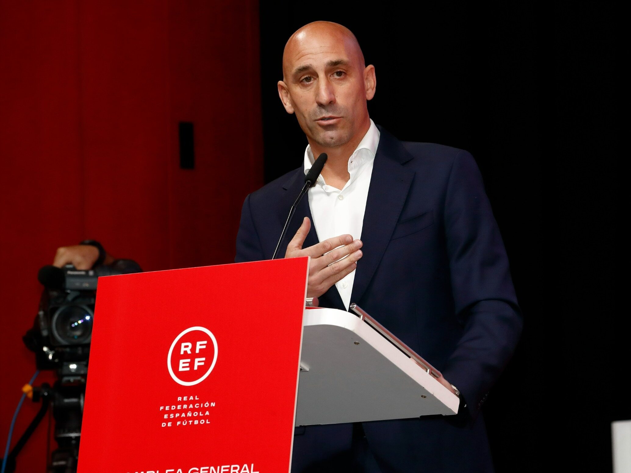 Luis Rubiales was booked.  FIFA has made the final decision