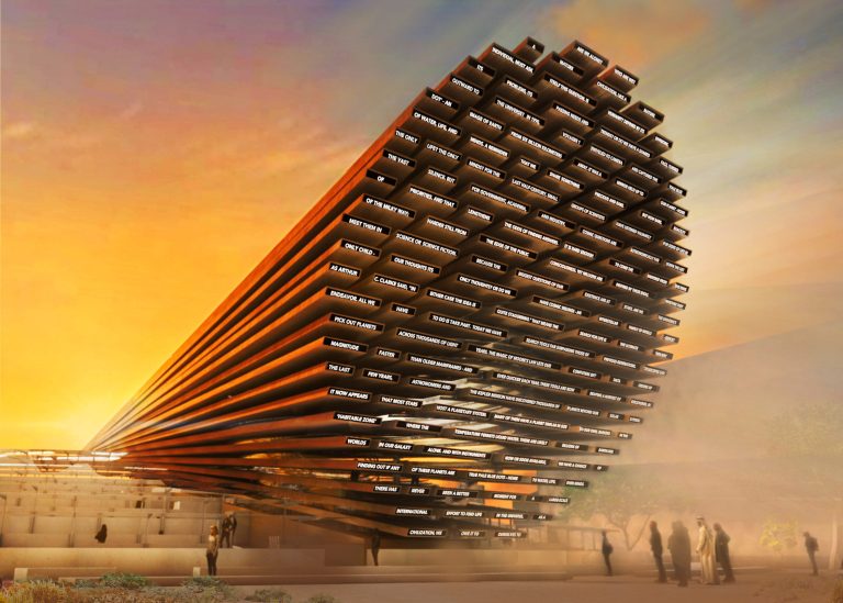 The building that writes poems – the British pavilion at EXPO 2020
