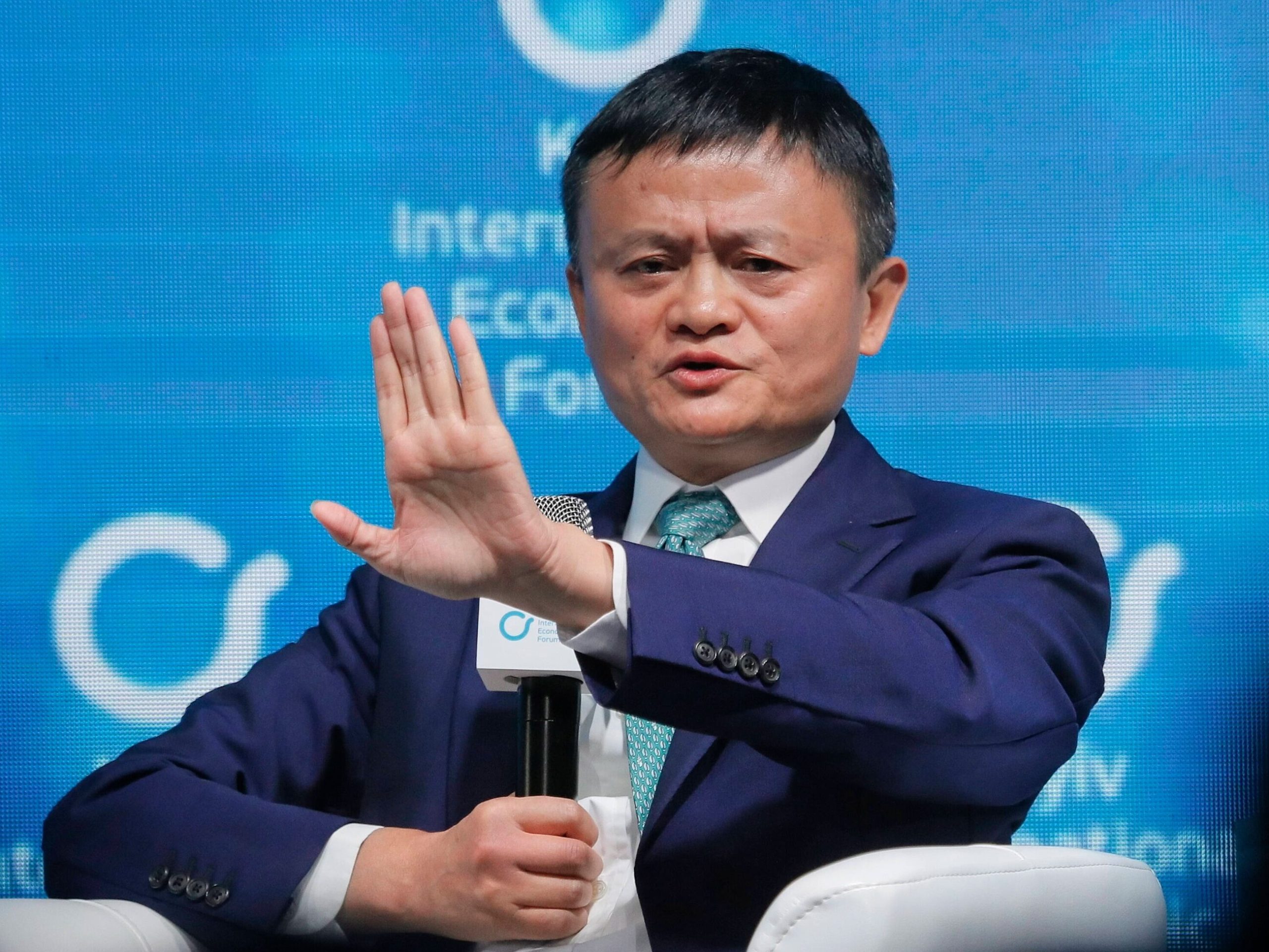 The founder of Alibaba is entering a new business.  He changed the industry