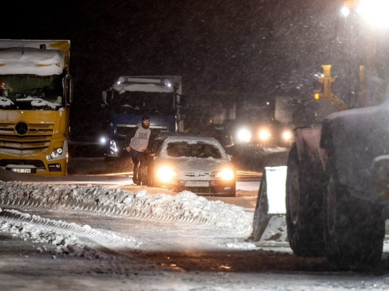 -40 degrees Celsius, 145 accidents, 12-hour traffic jams.  Record winter in Europe