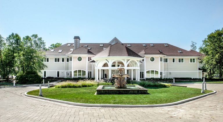 50 Cent sold his estate.  Inside there is a casino, a nightclub and a cinema hall
