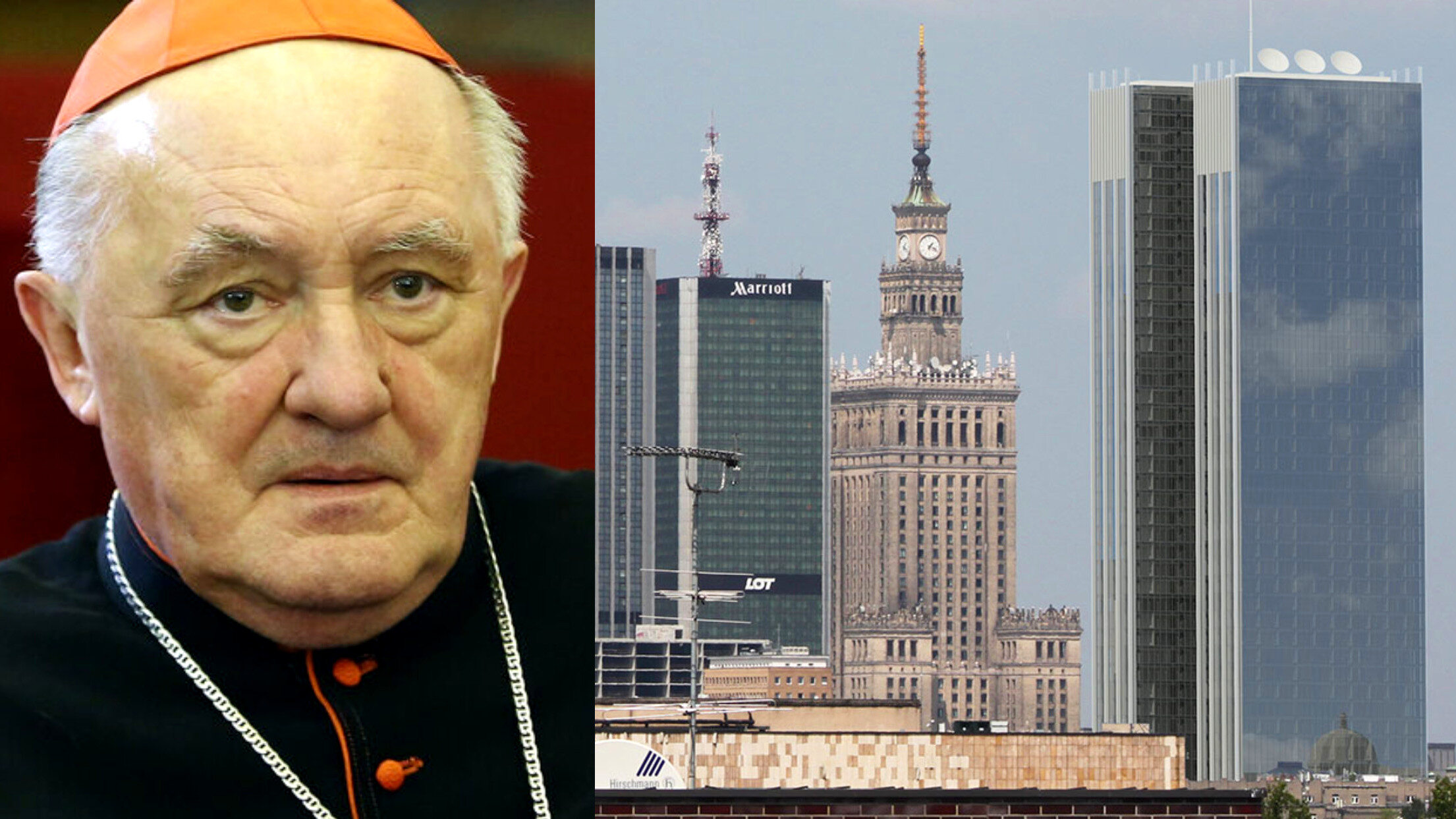 Curia is building a huge skyscraper in the center of Warsaw.  "We have received permission from the Pope"