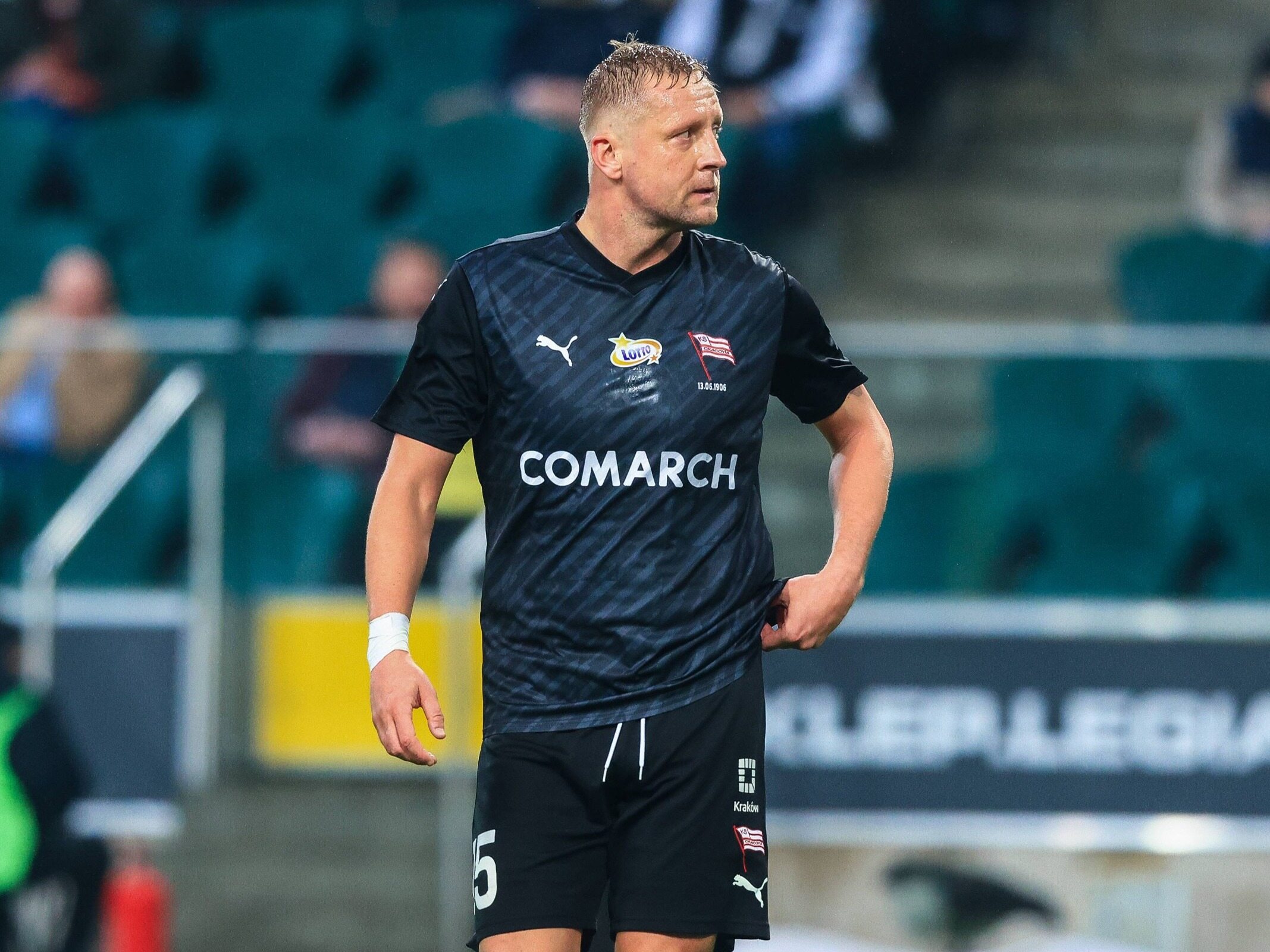 The Ekstraklasa star has a serious problem.  A painful loss