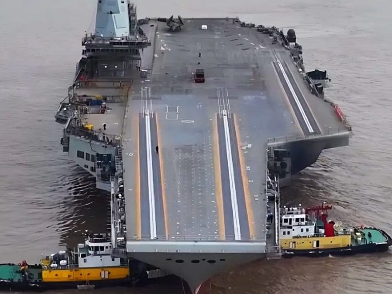 This is what Fujian looks like.  China’s most modern aircraft carrier