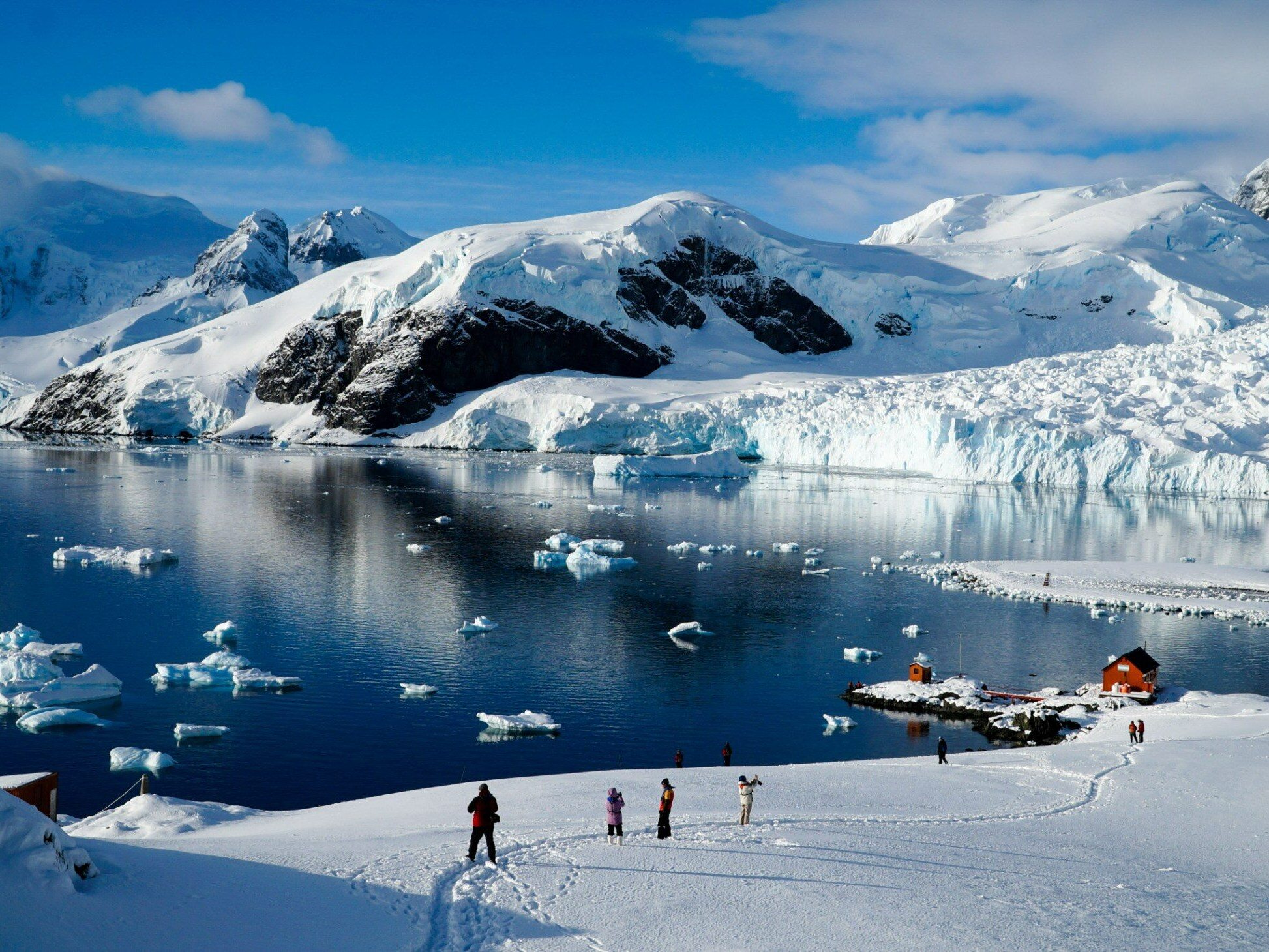 Tourism in Antarctica is becoming more and more popular.  Some people think it should be banned