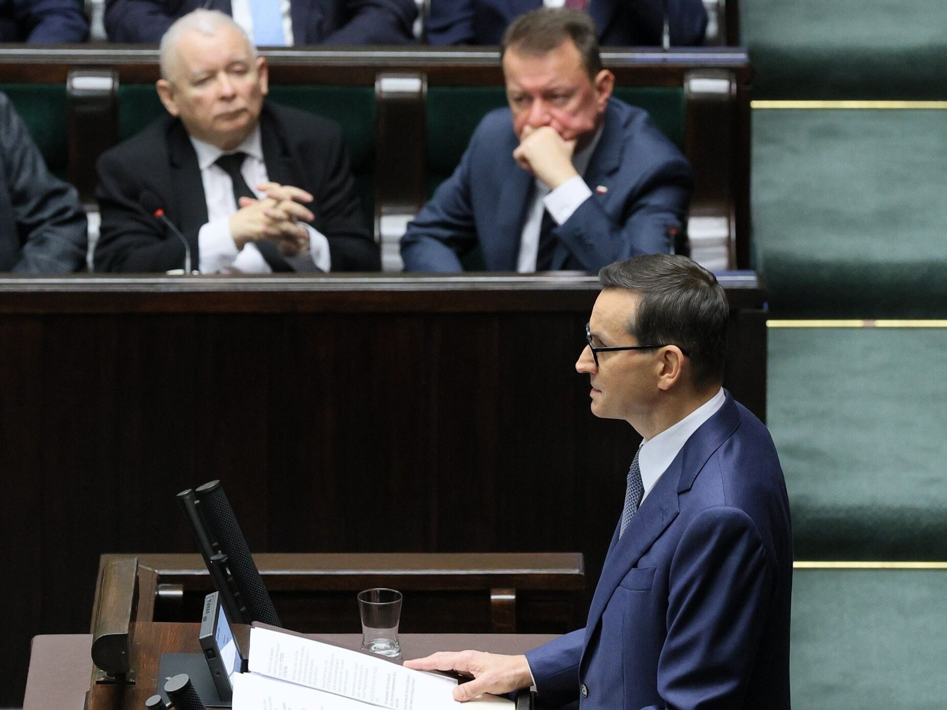 What does Morawiecki regret?  He talks about the tax system and restrictions