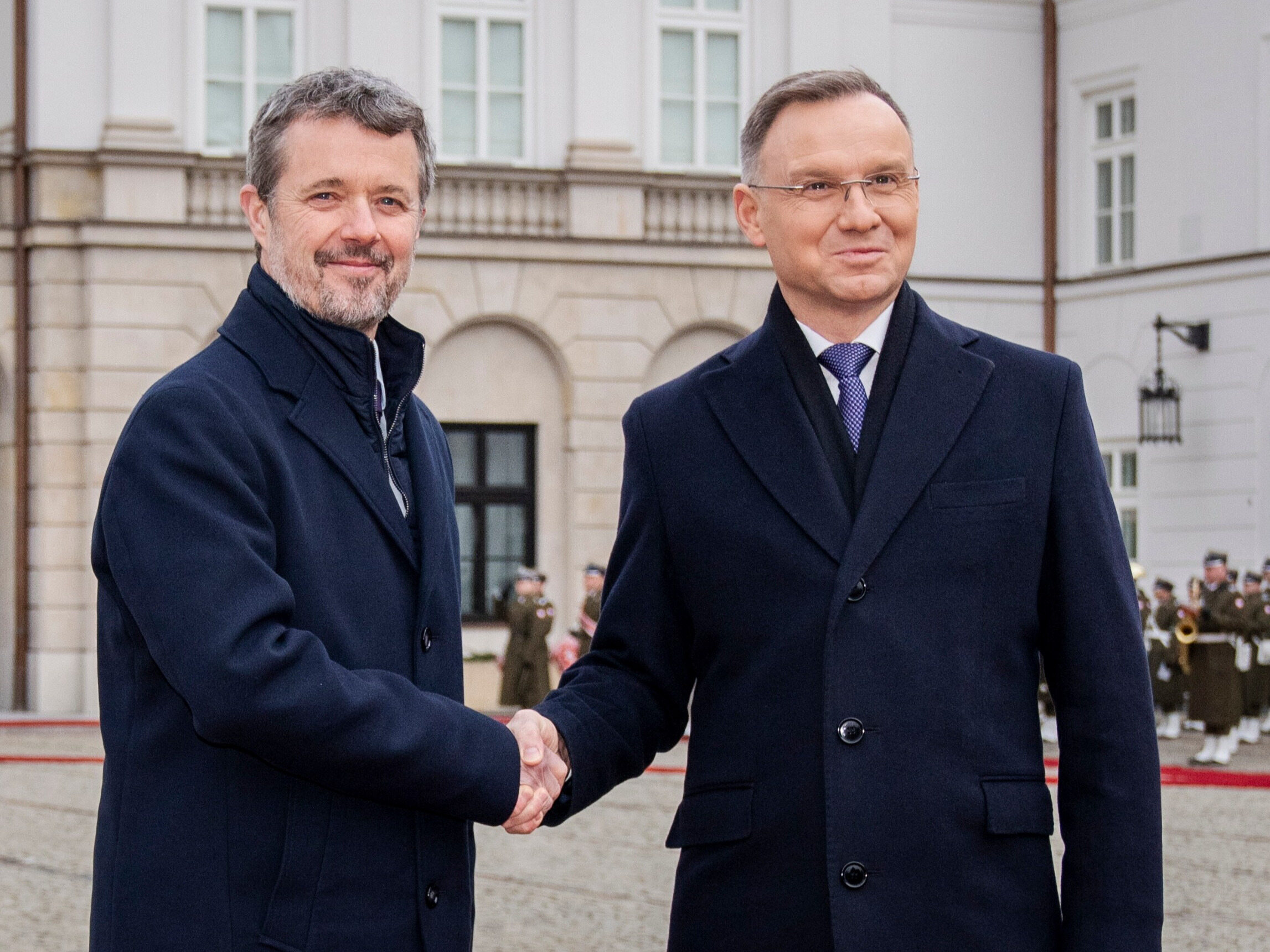 The King of Denmark is already in Poland.  This is his first visit abroad.  "This is a very important signal"