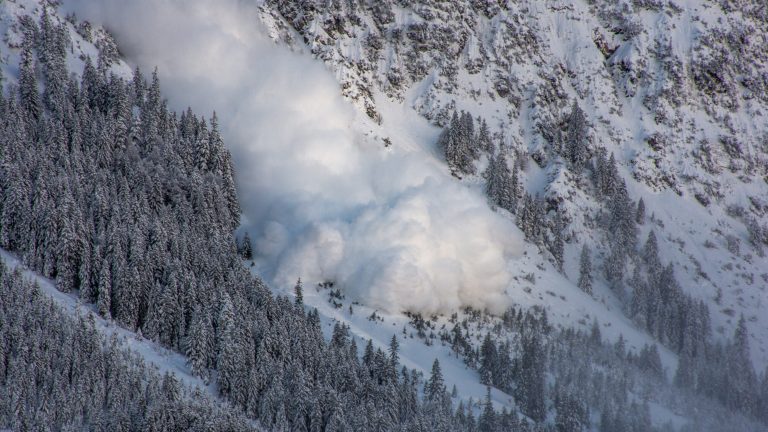 The avalanche cut off up to 1,000 people.  They can’t get out because of several meters of snow