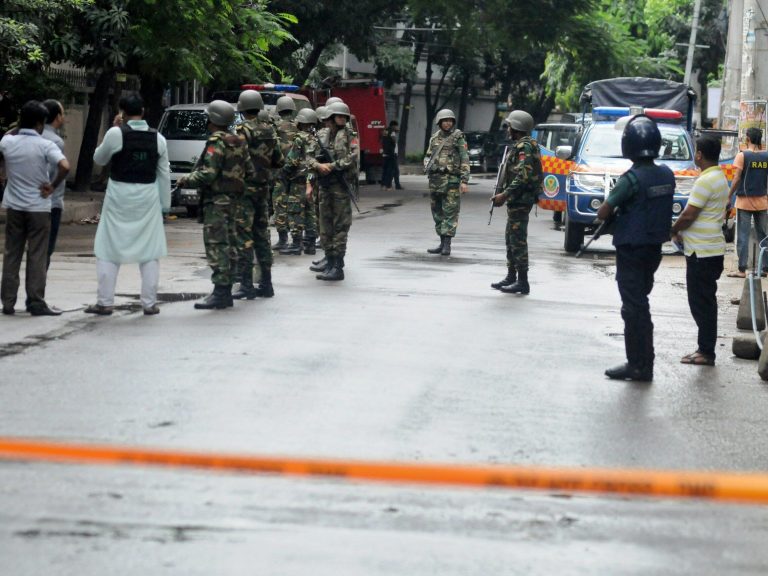 A gruesome discovery in a hotel in Bangladesh.  A Pole's body was found