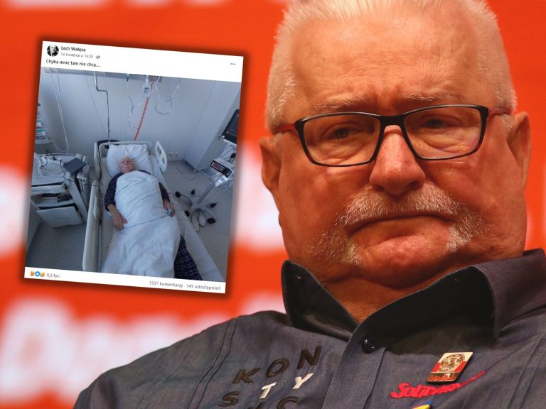  Wałęsa was taken to hospital.  “He felt very weak.”

