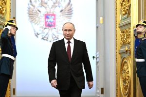 Putin sworn in for a fifth term.  “The illusion of legality for an almost lifelong stay in power”