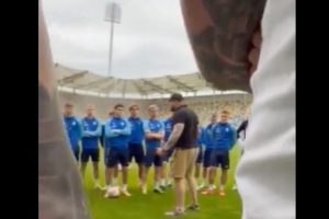 The fans showed up at Arka Gdynia's training.  “Someone who gives ass will be held accountable”
